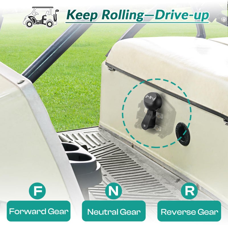 Drive-up 48V Club Car DS Forward Reverse Switch, Club Car Forward Reverse Switch Assembly with Handle and Micro Switch for Club Car DS 1996-Up Golf Carts, OEM 101753005 1012987 - Image 2